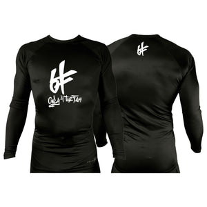 Only4theFam All Black Rash Guards Long Sleeves #8187 A
