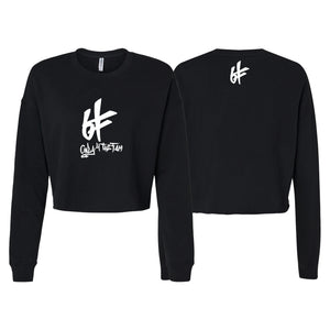 Only4theFam Women's Cropped Crewneck Sweatshirt #8187 A