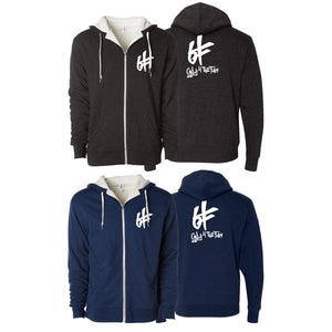 Only4theFam Sherpa Lined Zip-Up Hoodie #8187 B