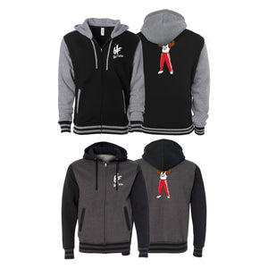 Only4theFam Varsity Zip-Up Hoodies #8187 D