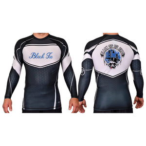 Hayastan Grappling Academy Rash Guards Black/White #8188 A