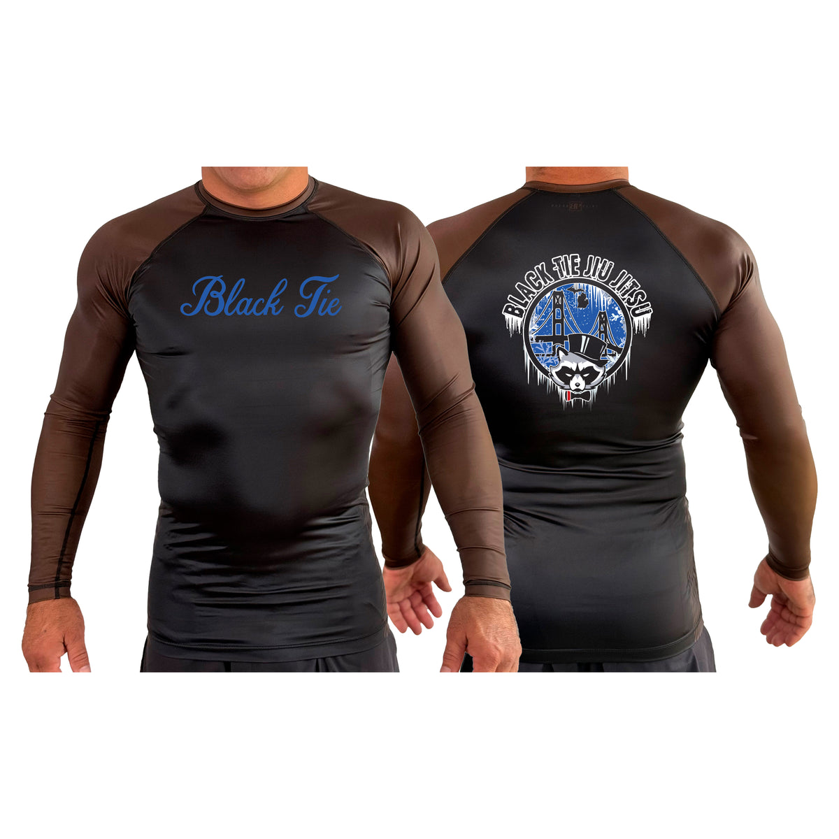 Hayastan Grappling Academy All Black Ranked Long Sleeve Rash Guards #8188 A