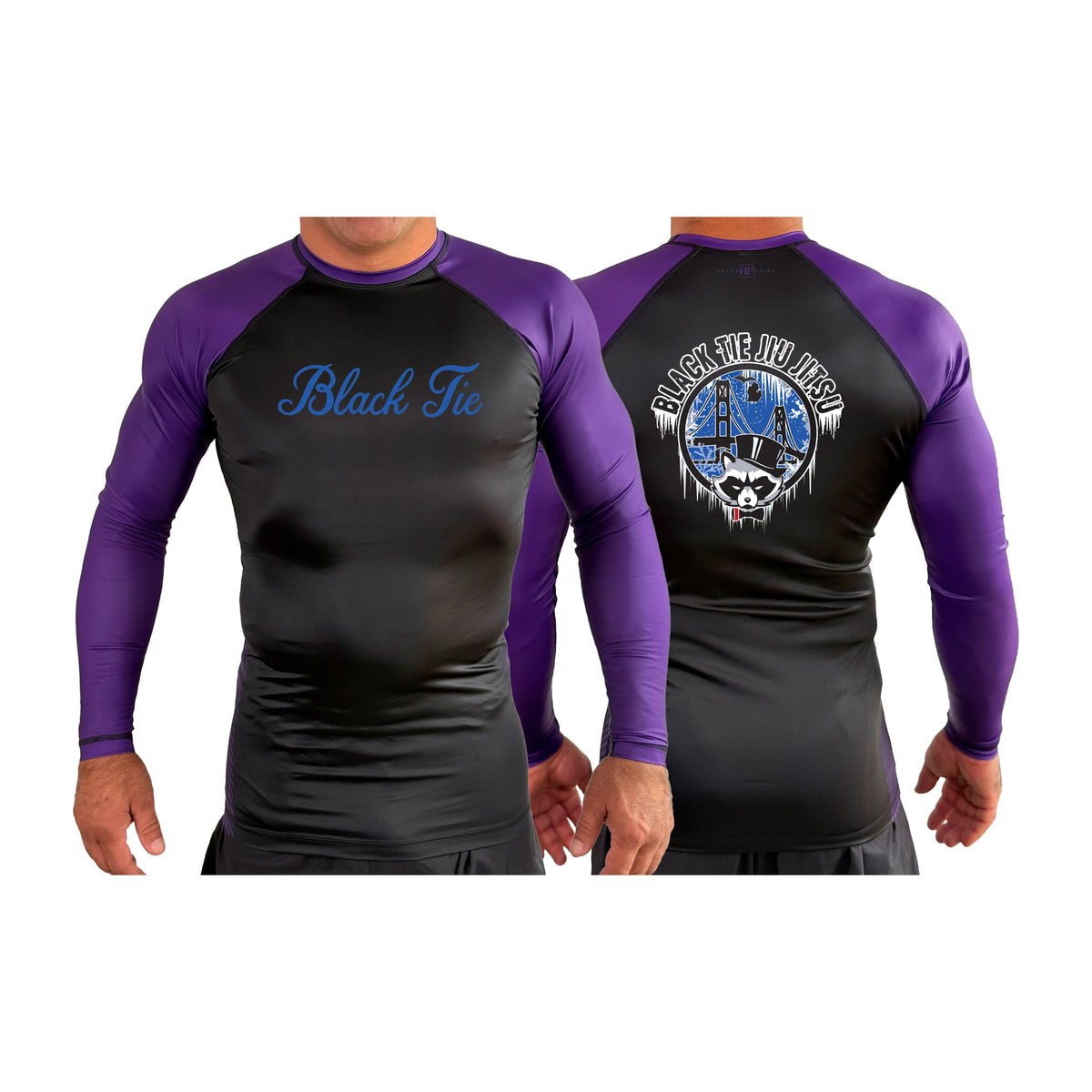 Hayastan Grappling Academy All Black Ranked Long Sleeve Rash Guards #8188 A