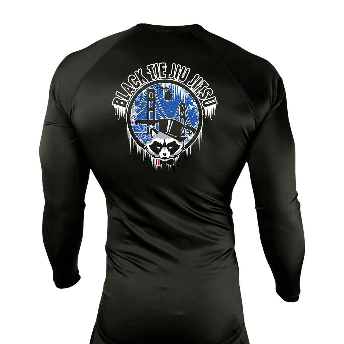 Hayastan Grappling Academy All Black Rash Guards Long Sleeves #8188 A