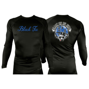 Hayastan Grappling Academy All Black Rash Guards Long Sleeves #8188 A