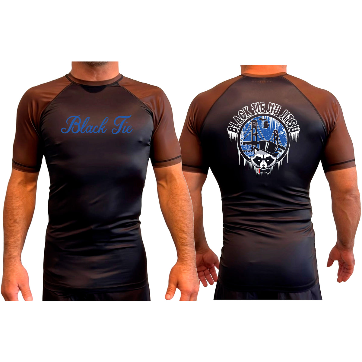 Hayastan Grappling Academy All Black Ranked Short Sleeve Rash Guards #8188 A