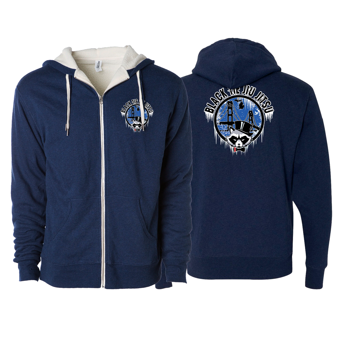 Hayastan Grappling Academy Sherpa Lined Zip-Up Hoodie #8188 A