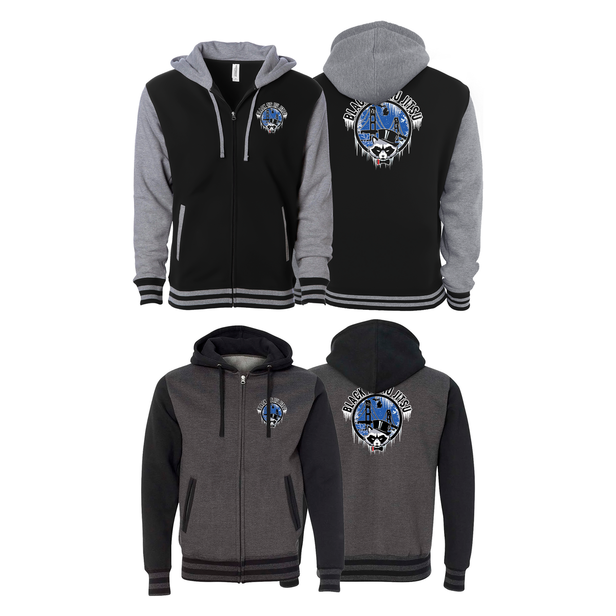 Hayastan Grappling Academy Varsity Zip-Up Hoodies #8188 A