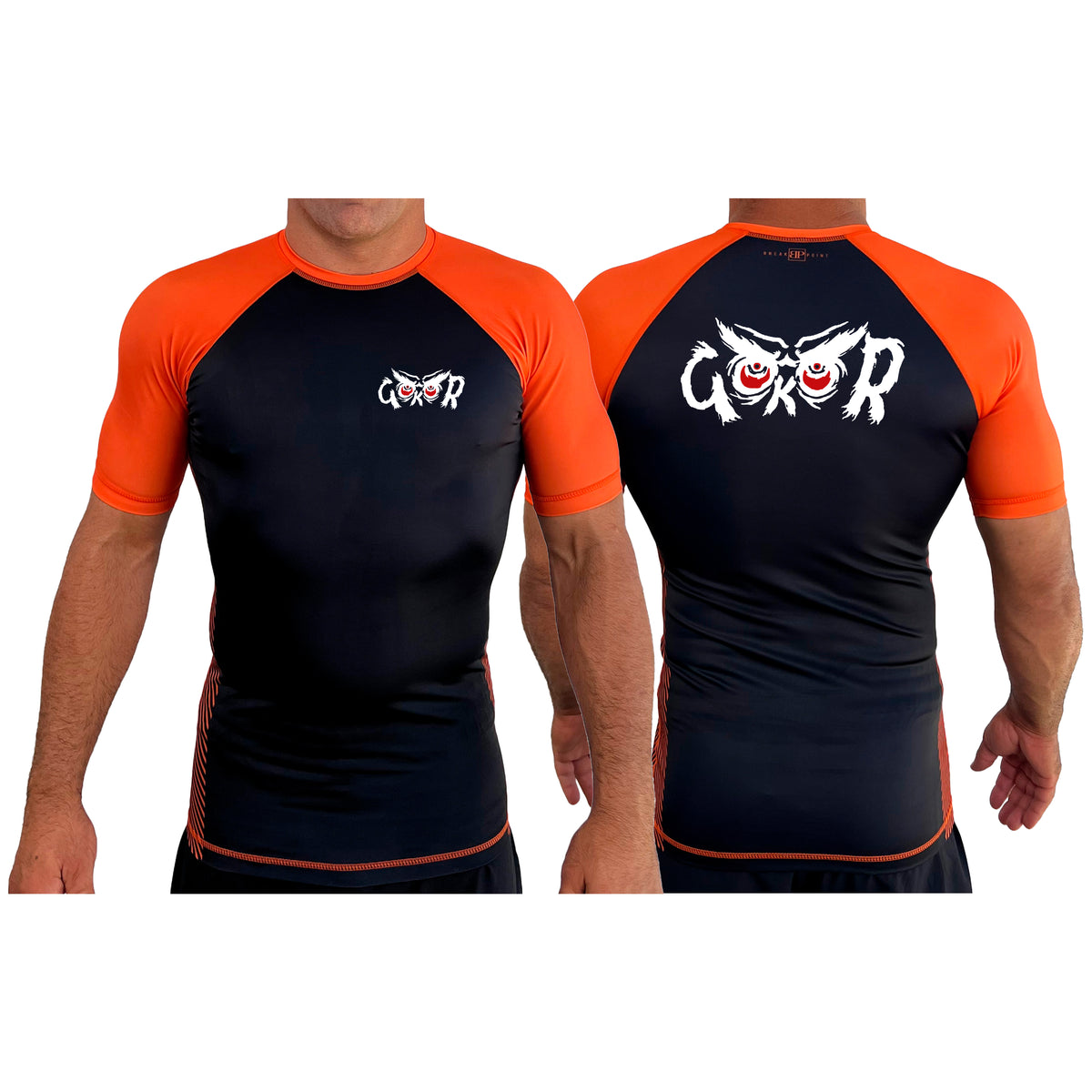 Hayastan Grappling Academy All Black Ranked Short Sleeve Rash Guards #8188 B