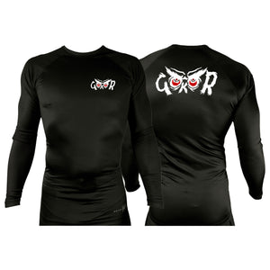 Hayastan Grappling Academy All Black Rash Guards Long Sleeves #8188 B