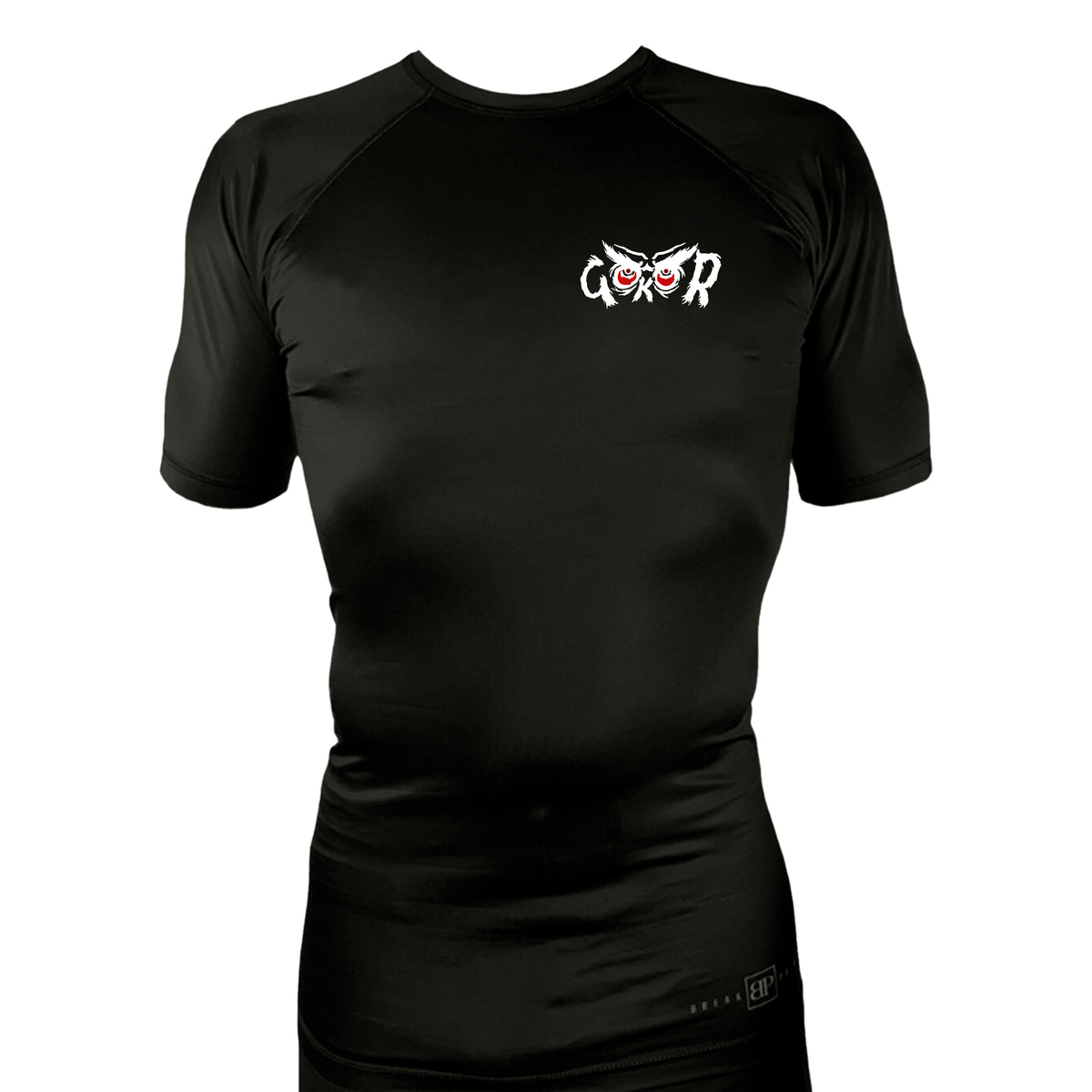Hayastan Grappling Academy All Black Rash Guards Short Sleeves #8188 B