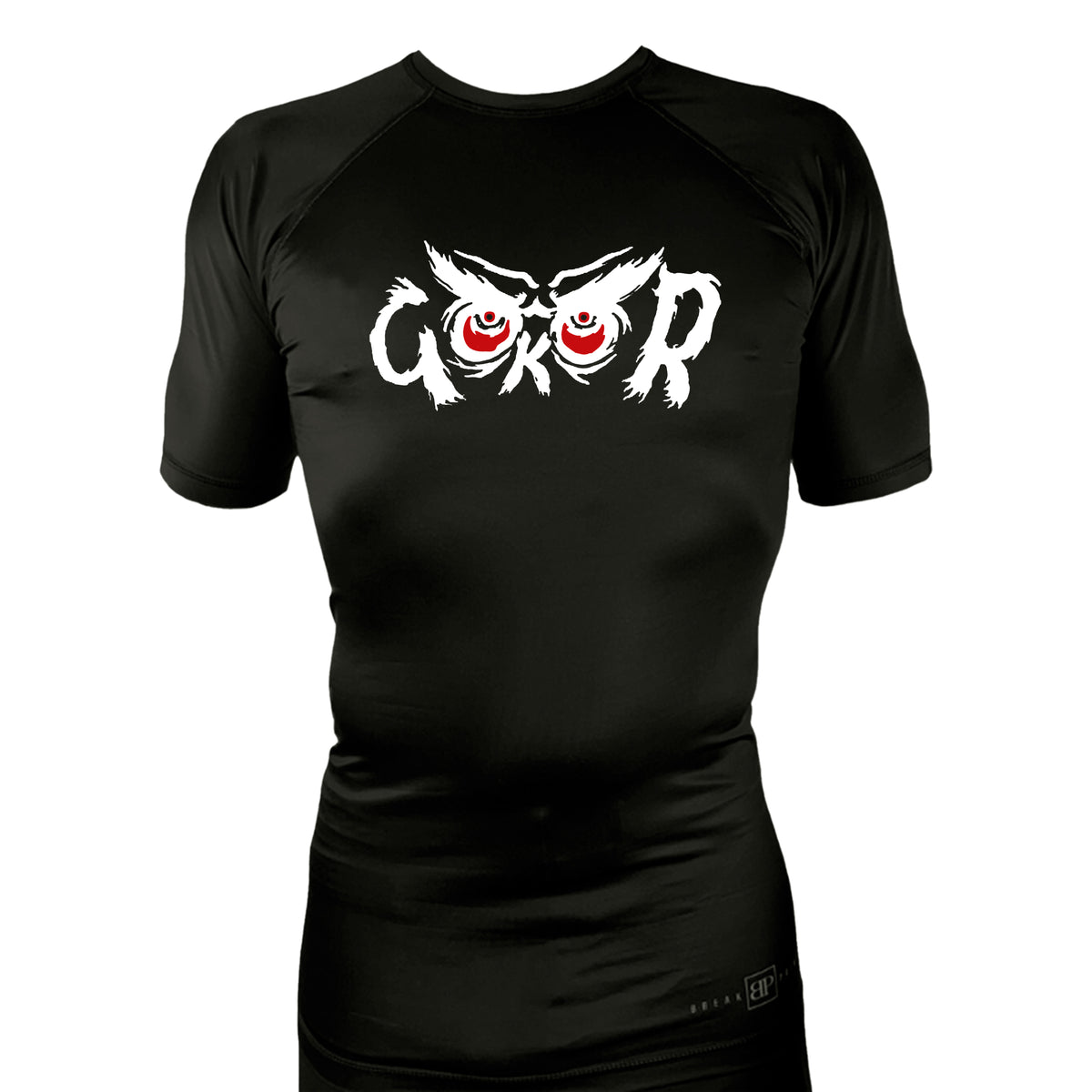 Hayastan Grappling Academy All Black Rash Guards Short Sleeves #8188 C