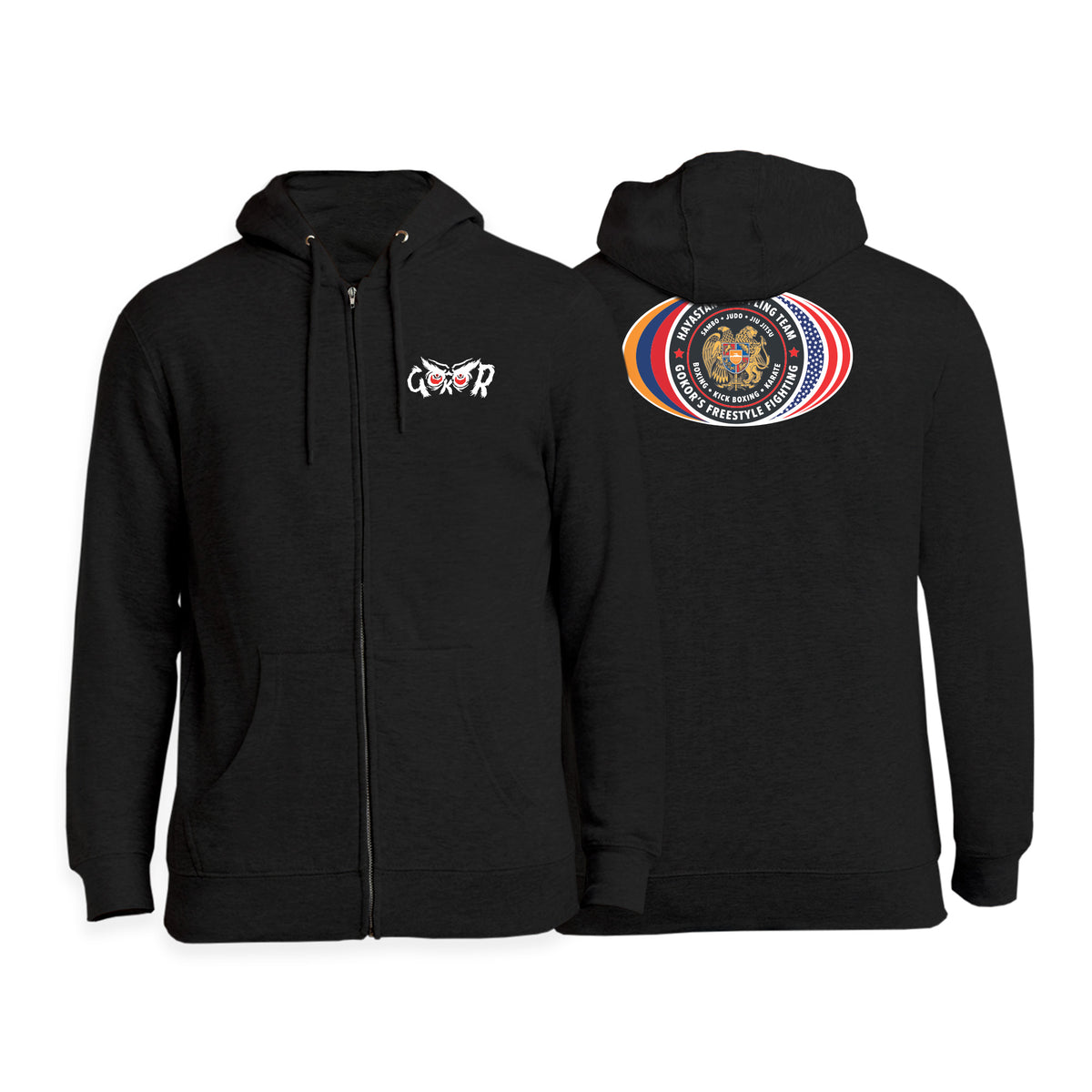 Hayastan Grappling Academy Zip-Up Hoodies #8188 D