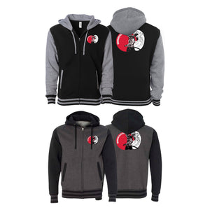 Warrior Elite BJJ Varsity Zip-Up Hoodies #8189 A