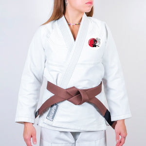 Warrior Elite BJJ Academy Women's Gi - White #1674 A