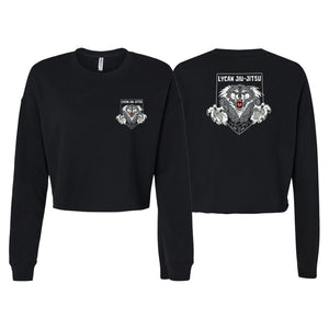 Lycan Jiu Jitsu Women's Cropped Crewneck Sweatshirt #8190 A