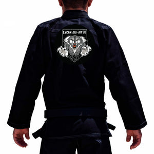 Lycan Jiu Jitsu Academy Kids Gi - Black #1756 A