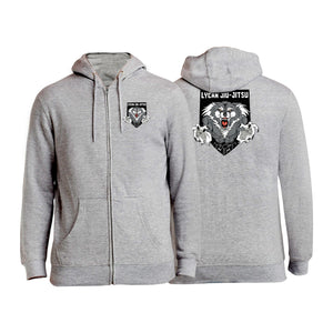 Lycan Jiu Jitsu Zip-Up Hoodies #8190 A