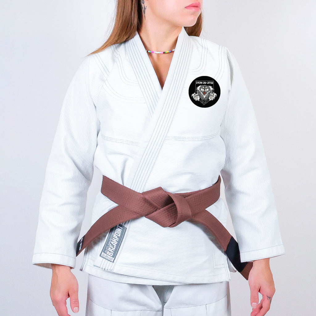 Lycan Jiu Jitsu Academy Women's Gi - White #1756 A