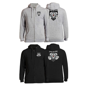 Lycan Jiu Jitsu Zip-Up Hoodies #8190 A