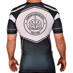 Warriors Garden JJ Academy Rash Guards Black/White #8192 A