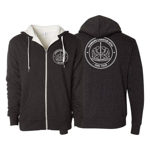 Warriors Garden JJ Sherpa Lined Zip-Up Hoodie #8192 A