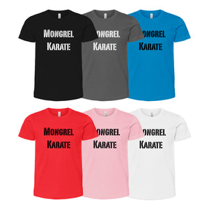 Mongrel MA Kids Shirts #8194 A (Karate)