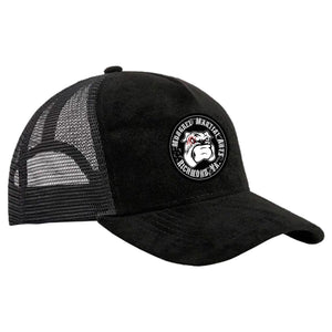 Mongrel MA Suede Trucker Hat #8194 H (Circle Logo)