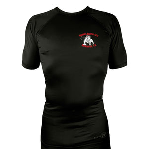 Mongrel MA All Black Rash Guards Short Sleeves #8194 J