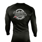 Positive Balance Jiu Jitsu All Black Rash Guards Long Sleeves #8195 A