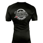 Positive Balance Jiu Jitsu All Black Rash Guards Short Sleeves #8195 A