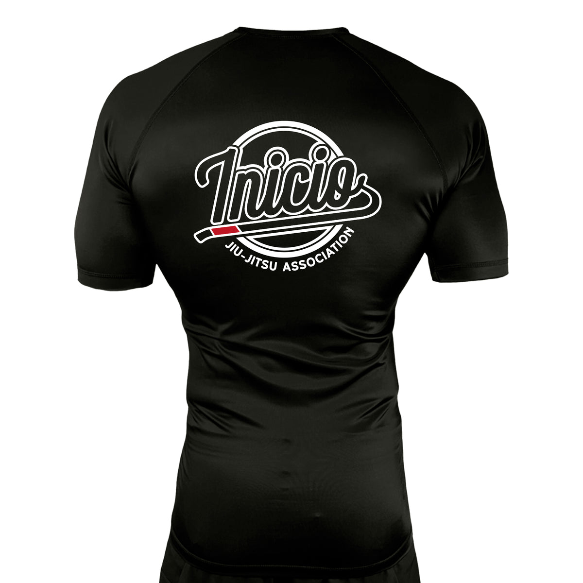 Positive Balance Jiu Jitsu All Black Rash Guards Short Sleeves #8195 A