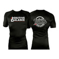 Positive Balance Jiu Jitsu All Black Rash Guards Short Sleeves #8195 A
