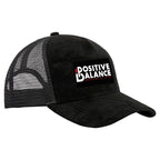 Positive Balance Jiu Jitsu Suede Trucker Hat #8195 A