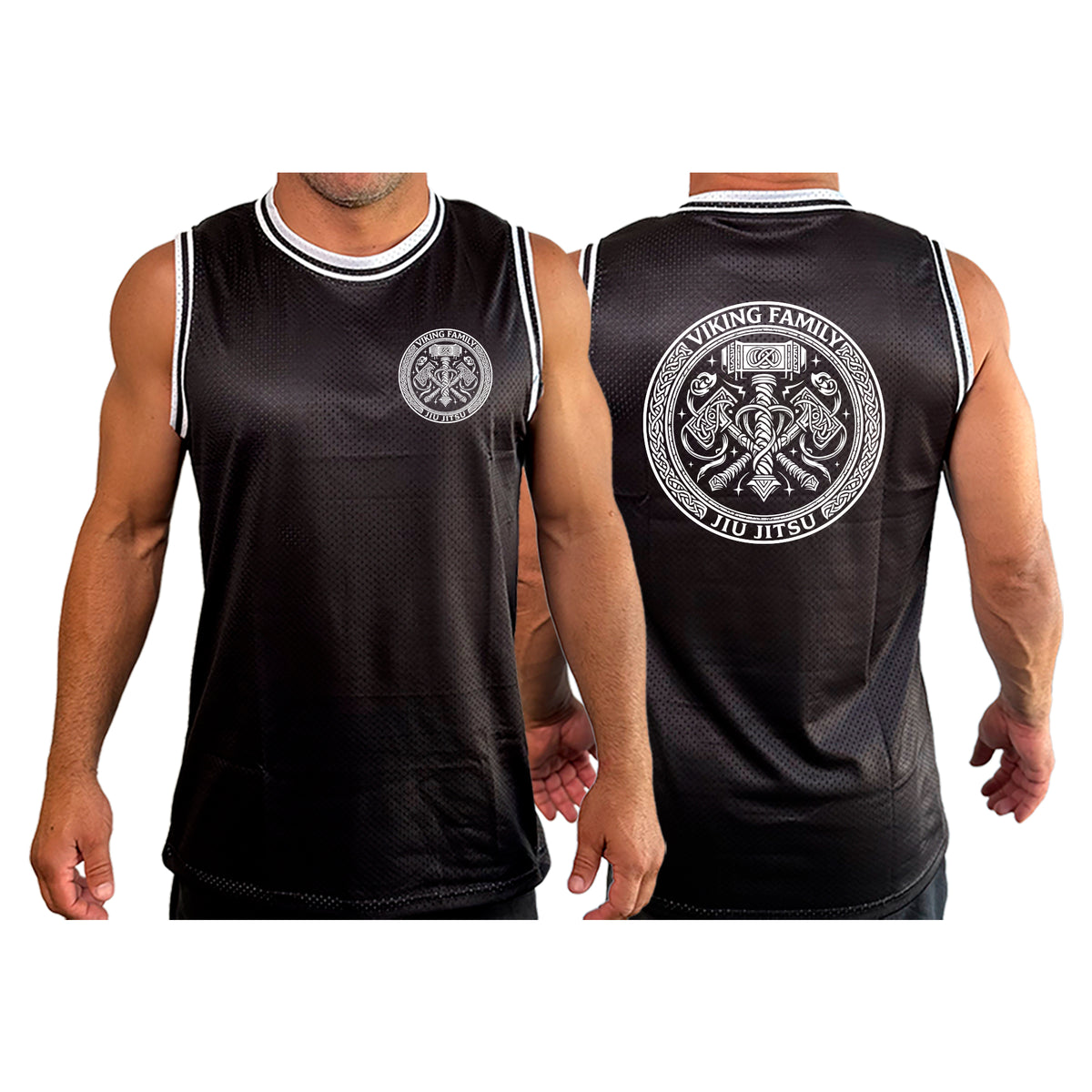 Viking Family BJJ Basketball Jerseys #8196 A