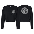 Viking Family BJJ Women's Cropped Crewneck Sweatshirt #8196 A