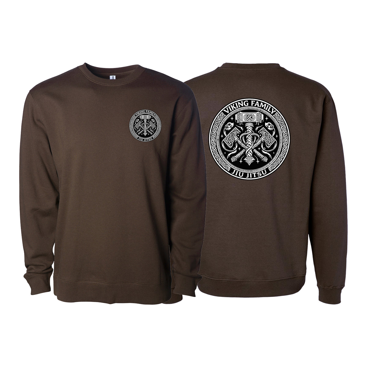 Viking Family BJJ Crewneck Sweatshirt #8196 A