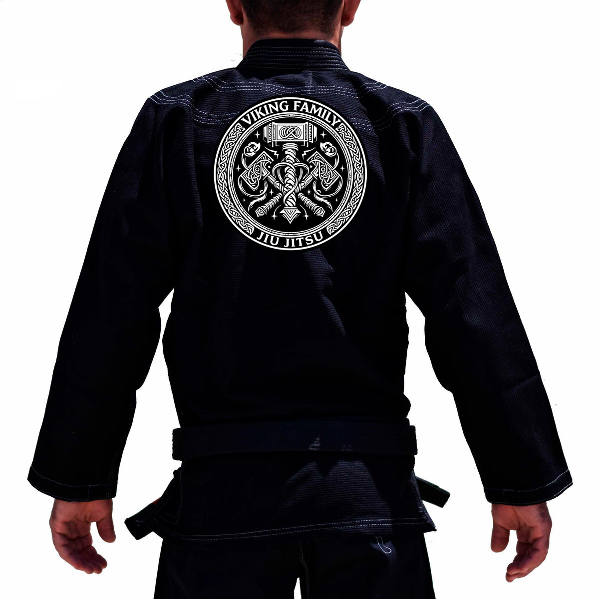 Viking Family BJJ Academy Adults Gi - Black #1736 A