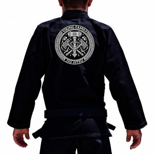 Viking Family BJJ Academy Kids Gi - Black #1736 A
