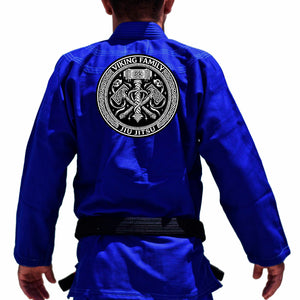 Viking Family BJJ Academy Kids Gi - Blue #1736 A