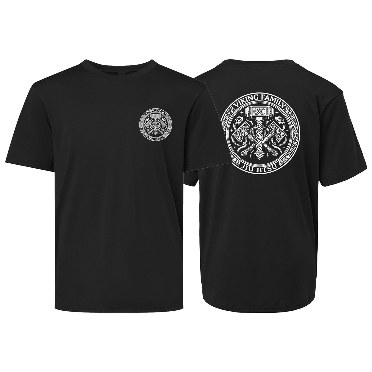 Viking Family BJJ Dry Fit Kids Shirts #8196 A