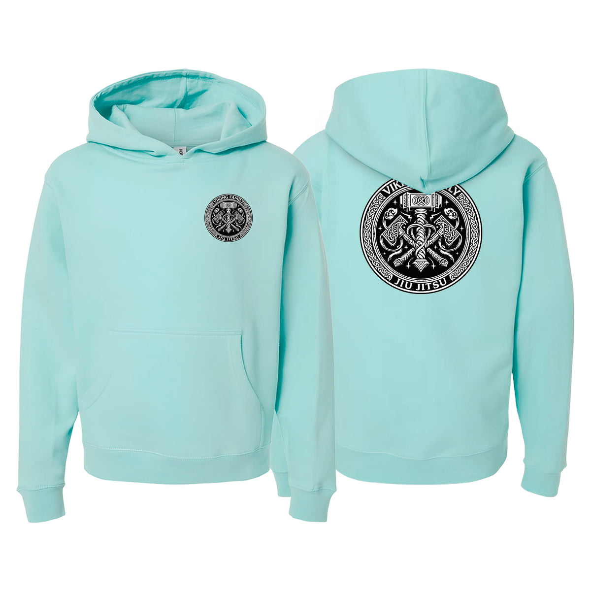 Viking Family BJJ Academy Sweater Kids Hoodie #8196 A