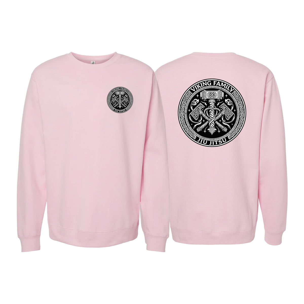 Viking Family BJJ Crewneck Sweatshirt #8196 A