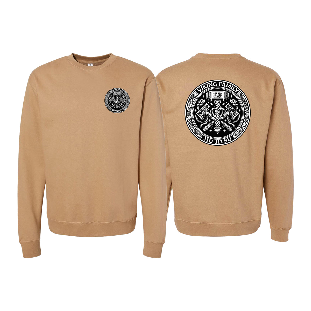 Viking Family BJJ Crewneck Sweatshirt #8196 A