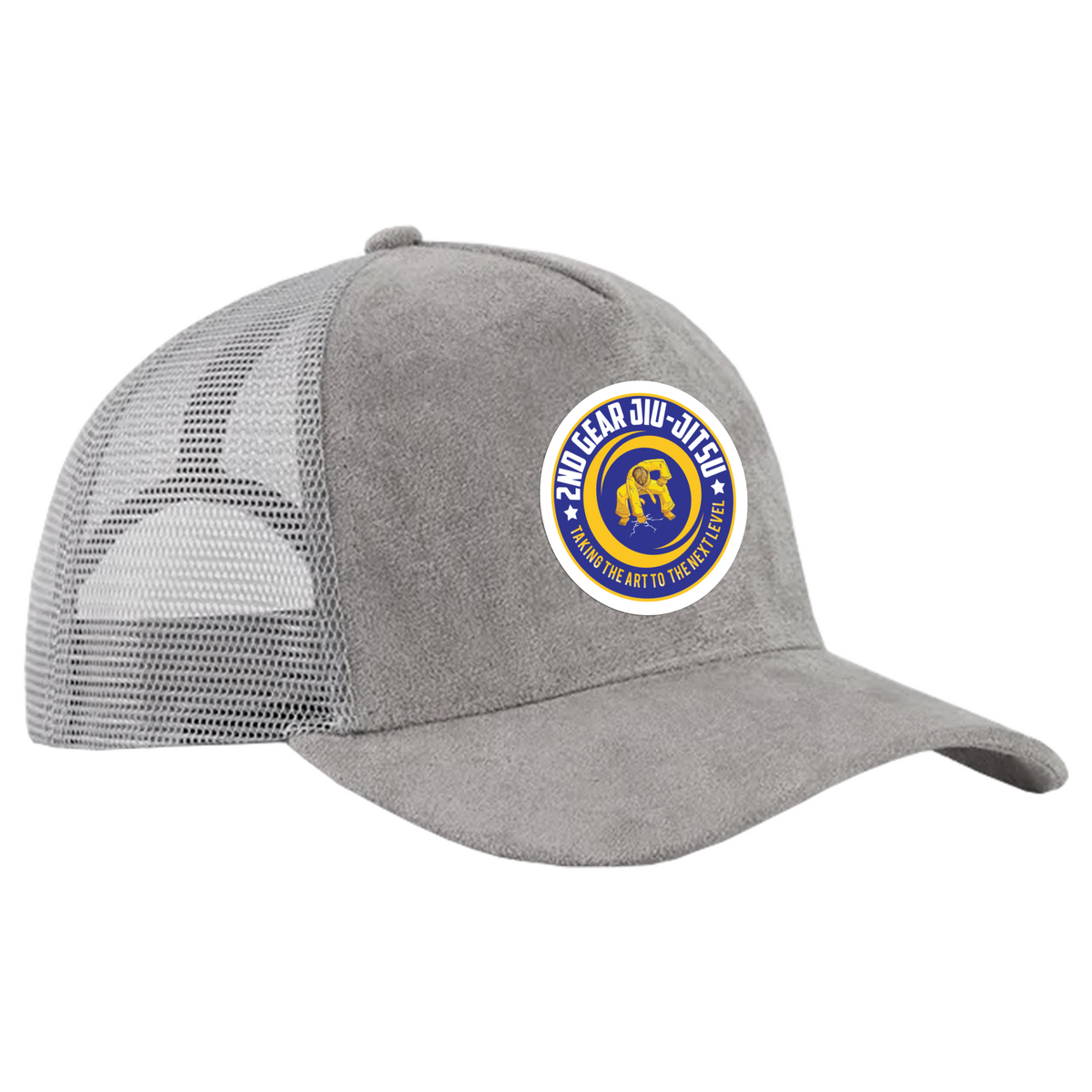 2nd Gear Brazilian Jiu Jitsu Suede Trucker Hat #8197 A