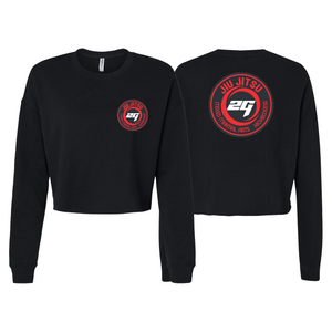 2nd Gear Brazilian Jiu Jitsu Women's Cropped Crewneck Sweatshirt #8197 C