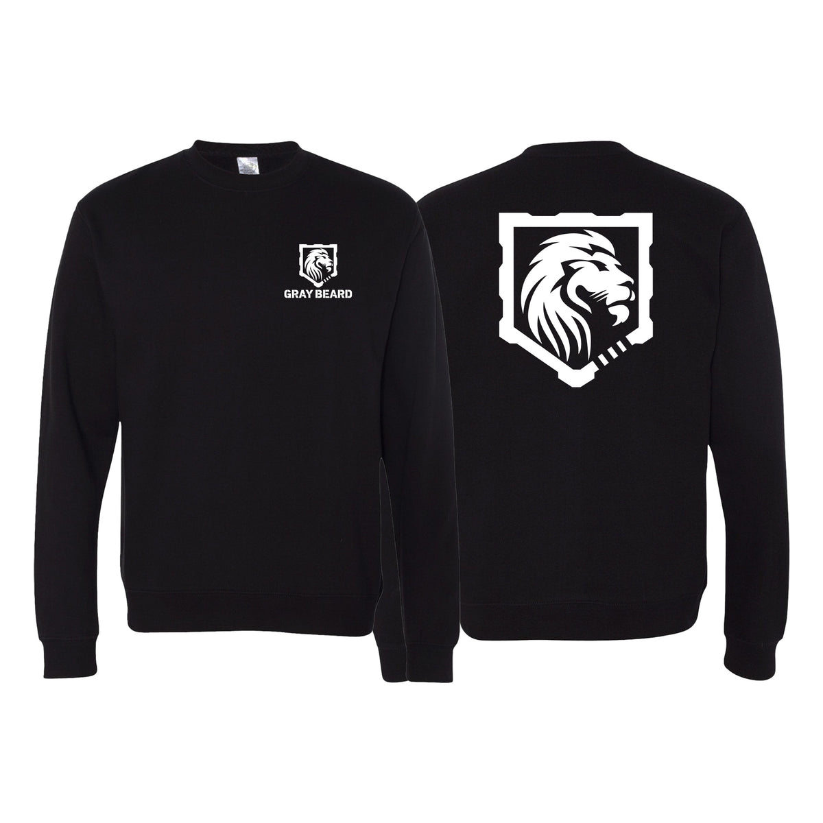 Gray Beard Crewneck Sweatshirt #8198 A
