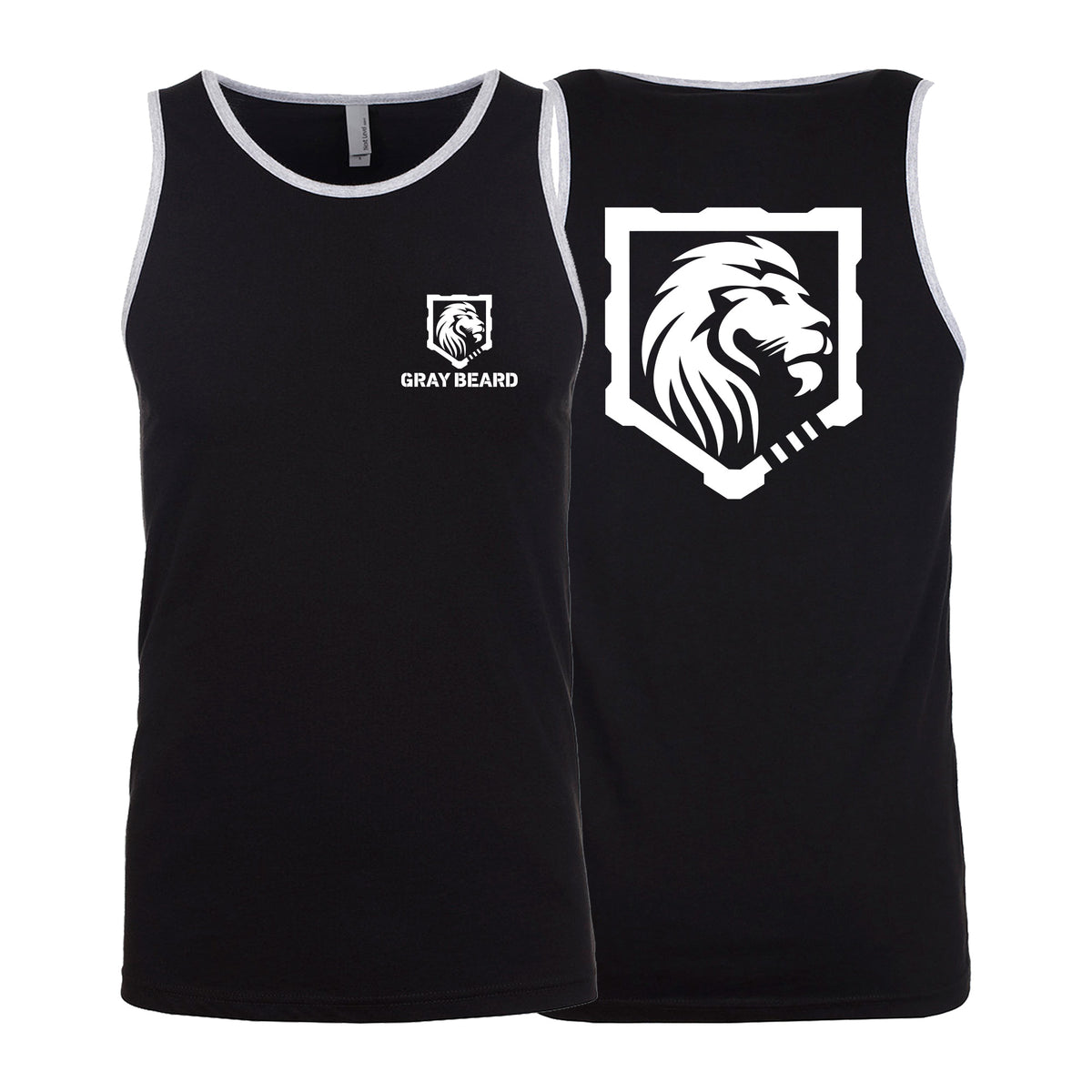 Gray Beard Next Level Tank Tops #8198 A