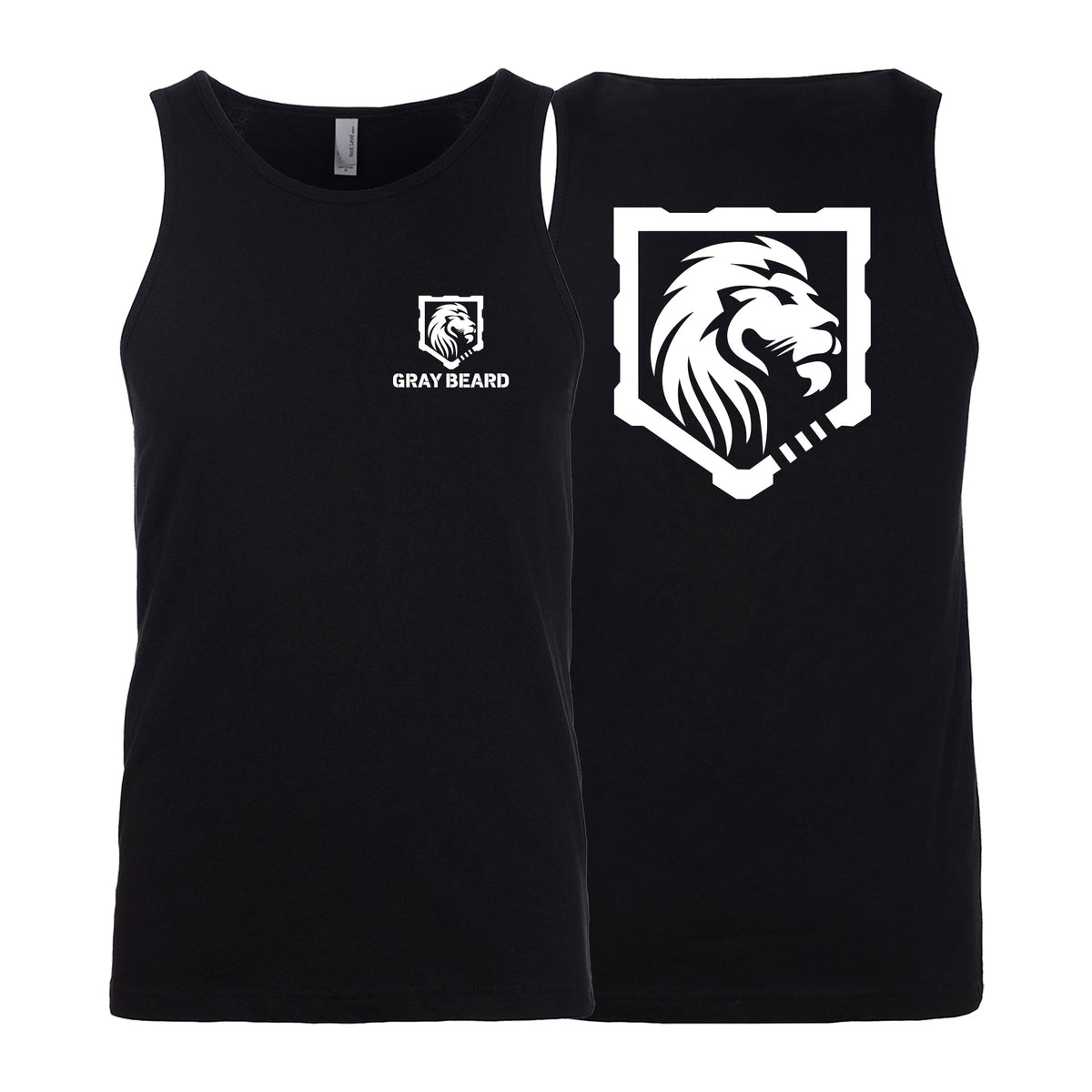 Gray Beard Next Level Tank Tops #8198 A