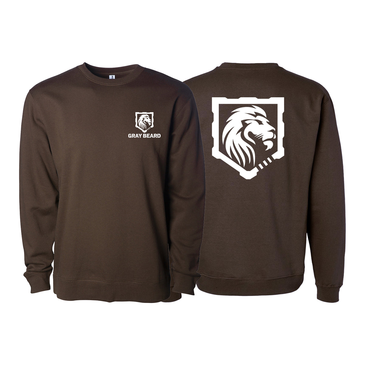 Gray Beard Crewneck Sweatshirt #8198 A